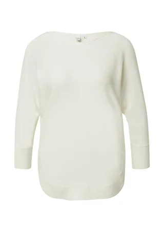 qs - Strickpullover weiß - Gr. - M