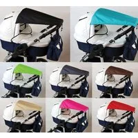 BabyLux Kinderwagen-Sonnenschutzhülle BABYLUX Sonnenschutz UV Rollo Schutz SONNENSEGEL für Kinderwagen (1-St), Beige