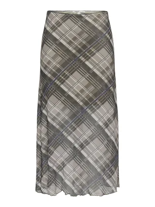 ONLY - ONLKAYA LIFE MW MIDI MESH SKIRT WVN - Gr. - S