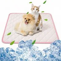 Ledander Hundematte Kühlmatte für Hunde Selbst Kühlende Hundematte Sommer, Kühlkissen hundematte für Zuhause Unterwegs oder im Auto
