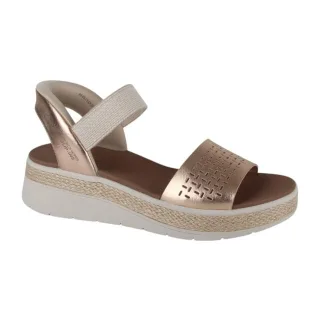 Skechers BOBS Sun Ray Damen Sandalen in Roségold