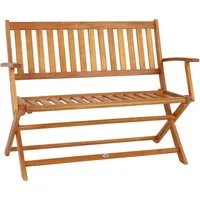Casaria Gartenbank, Wetterfest Holz Klappbar FSC®-zertifiziert Garten Eukalyptus