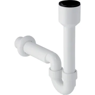 Geberit Ausgussbecken-Ablauf weiß d 50 mm mit Anschlussmuffe in PP Abgang 152701111