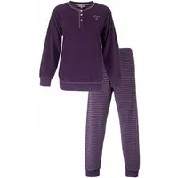 Tenderness Schlafanzug Damen Frottee Pyjama (2 tlg) kuschelige Qualität