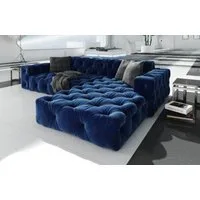 Sofa Dreams Ecksofa Polster Design Sofa Samtstoff Menorca L Form kurz Stoffsofa, Loungesofa