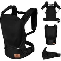 lionelo Babytrage MARGAREET AIR (Set, Babytrage mit Zubehör), 3 Positionen/Panelverstellung/Mesh/leicht/ab 4M/20kg