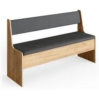 Vicco Sitzbank Roman, Goldkraft Eiche/Anthrazit, 136.6 x 41.5 cm (1-St)
