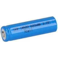 XCell XCell IFR 14500 AA Solar Akku LiFePO4 3,2V 600mAh Akku