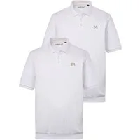 Men Plus Poloshirt Poloshirts 2er-Pack Bauchfit Basic Piqué Halbarm