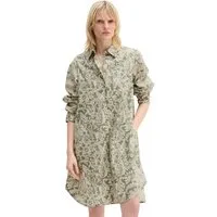 Marc O'Polo Hemdblusenkleid aus Papertouch-Popeline mit Allover-Print