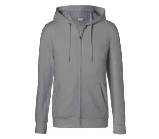 KÜBLER SHIRTS Kapuzen-Sweatjacke mittelgrau XL - 5022 6330-95-XL