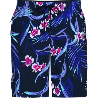 Badeshorts mit Hydroliner für Herren, 23 cm, Herren, size: regular, Blau, by Lands' End