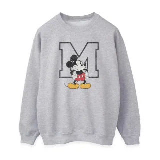 Disney Damen/Damen Classic M Mickey Mouse-Sweatshirt (Heather Grey)