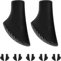 MSports® Trekking-Stöcke Nordic Walking - Trekking Pads - für Asphalt
