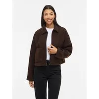 Vila Kurzjacke VIJADAS ZIPPER JACKET - NOOS Kunstfaser