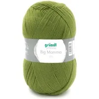 Gründl Wolle 400g Big Mamma uni Großknäuel Strickgarn Häkelgarn Häkelwolle, 1040,00 m (Wolle zum Stricken und Häkeln, pflegeleicht, waschbar, schnell trocknend, wollartiger Charakter), Wolle ohne Schurwolle