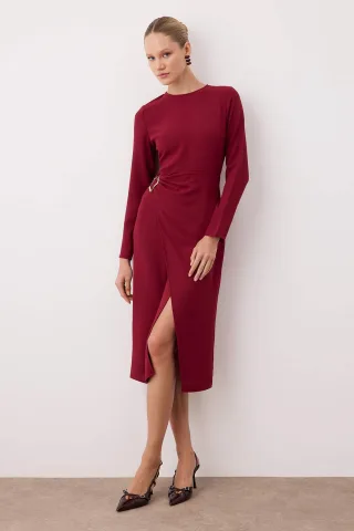Flaches, mittellanges A-Linien-Kleid für Damen, ideal für Tag und Nacht