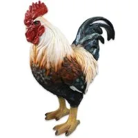 colourliving Dekofigur Hahn Figur stehend Deko Hahn Deko Huhn Gartenfigur Hahn, Jetzt entdecken & Deine Hühnerschar stilvoll erweitern