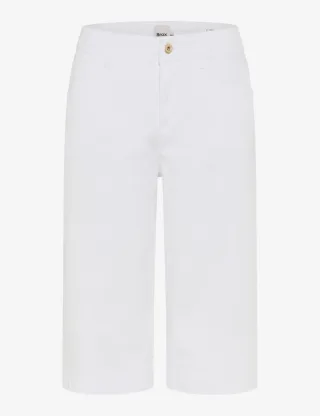 BRAX - Culotte mit weitem Bein weiß - Gr. - 46