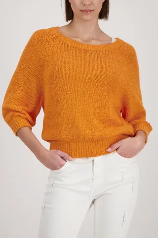 monari - Pullover aus Bändchengarn - Gr. - 40