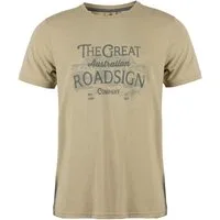 ROADSIGN australia T-Shirt RS Comfort (1, 1-tlg., 1) mit großem Roadsign Frontprint, Rundhalsausschnitt, 100% Baumwolle