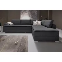 Home affaire Ecksofa Night & Day L-Form, B: 324 cm, Dauer-Schlaffunktion und Armlehne, Bettfunktion & Bettkasten, Boxspringbett 180x200 cm