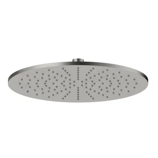 Herzbach LIVING SPA Slim-Regenbrause Ø300mm Black Steel, 11.600300.1.40 11.600300.1.40
