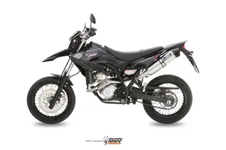 Sport Auspuff MIVV Stronger Oval Edelstahl Yamaha WR 125 R / X Bj. 2009-2016 mit ABE