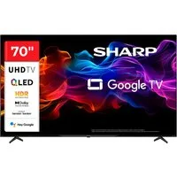 Sharp 4T-C70HPx QLED-Fernseher (177 cm/70 Zoll, 4K Ultra HD, Smart-TV, Google TV)