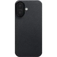 Pitaka Smartphone-Hülle Ultra-Slim Case for iPhone 17 Black/Grey Twill
