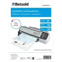 Betzold Schutzfolie Laminierfolien DIN A4, 100 Stück – Schutzfolien Dokumente