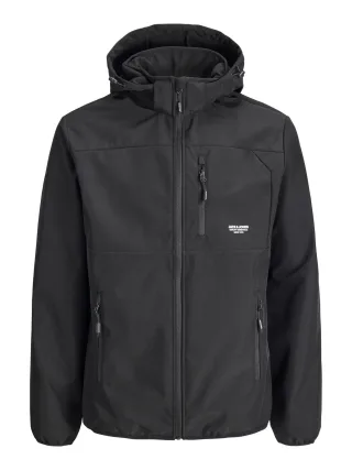 Jack & Jones Jas Sommer Theo Softshell-Jacke Schwarz