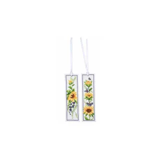 Lesezeichen "Sonnenblumen", 2er-Set