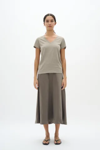 T-shirt Gerade Passform Pinetree grey