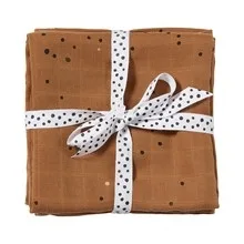 Done by Deer Wickeltuch 2-Pack, Dreamy Dots, senfgelb