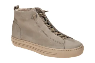 Paul Green Damenschuhe Mid Sneaker 5283-050 Braun Taupe Soft Leather Frottee ...