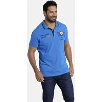 Jan Vanderstorm Poloshirt HALLFRED detailreiches Poloshirt