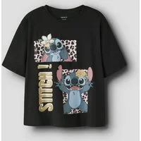 Name It T-Shirt NKFJYNA STITCH SS NREG TOP BOX NOOS WDI Baumwollmischung, regular fit