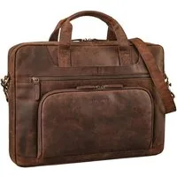 STILORD Laptoptasche "Cyrus" Vintage Laptoptasche 17 Zoll Leder Herren Groß