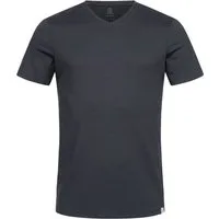 Tom Fyfe T-Shirt TOM FYFE Merino T-Shirt V-Ausschnitt Herren Anthrazit / 3XL