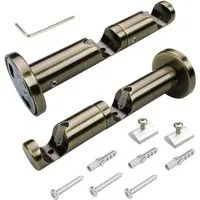 Liedeco Kombiträger, Gardinenstangen, (1-St), Innenlaufprofil Ø 16 mm