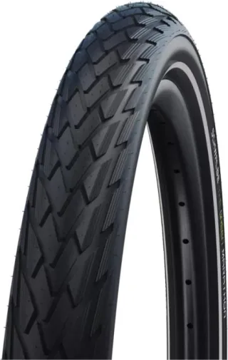 Schwalbe Marathon E-50 GreenGuard, Performance Line, TwinSkin Drahtreifen 20" Addix Eco schwarz-reflex 47-406