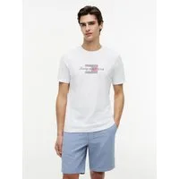 Tommy Hilfiger T-Shirt SCRIPT FLAG REGULAR TEE aus Jersey mit Flag-Grafik