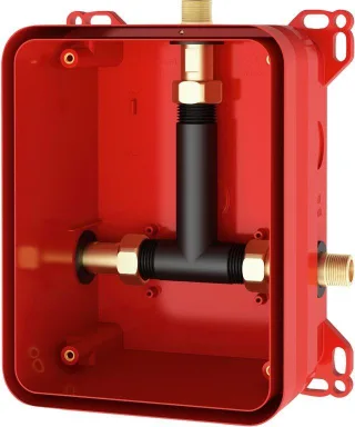 KWC Aquarotter Rohbauset, F3, Systembox R3, duschen, Warm- und Kaltwasser, 2030036141 2030036141
