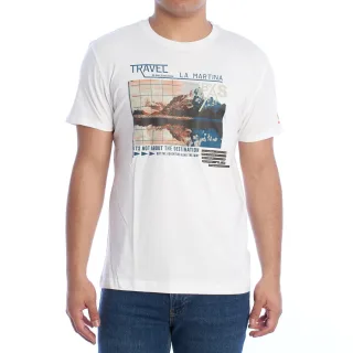 Kurzarm-T-Shirt mit normaler Passform YMR312-JS206 Herren