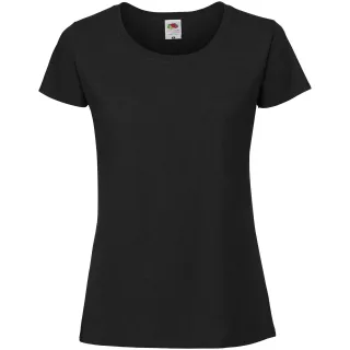Fruit Of The Loom Womens/Ladies Fit Ringspun Premium Tshirt (Schwarz)