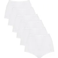 sloggi Maxislip 6er Pack 24/7 Cotton (Spar-Set) Maxi Slip - Baumwolle - Atmungsaktiv - Perfekter Sitz