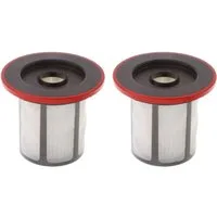 Trade-Shop HEPA-Filter Patronenfilter 2x passend für Bosch Unlimited Serie 6 Akkusauger, Zubehör für Stielstaubsauger, Handstaubsauger, (Akku)Staubsauger, Höhe: ca. 94 mm / Außendurchmesser: ca. 109 mm / Filterklasse: H10