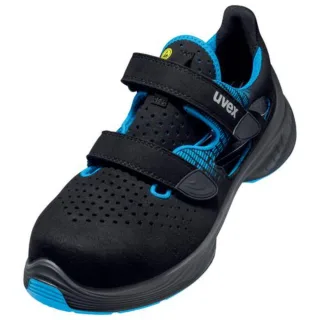 uvex 1 G2 Sicherheitsschuh Sandalen S1, blau/schwarz blau/schwarz 36 - 6828936