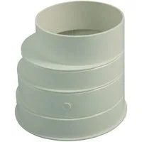 Marley Deutschland GmbH Bogenverbinder Marley Reduktion Rundrohr 125/100 mm, weiß